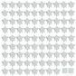 TONIFUL 50Pcs Star Balloons 5 Inch Silver Star Shape Foil Balloons Star Mylar Balloons Star Helium Birthday Balloons for Birthda