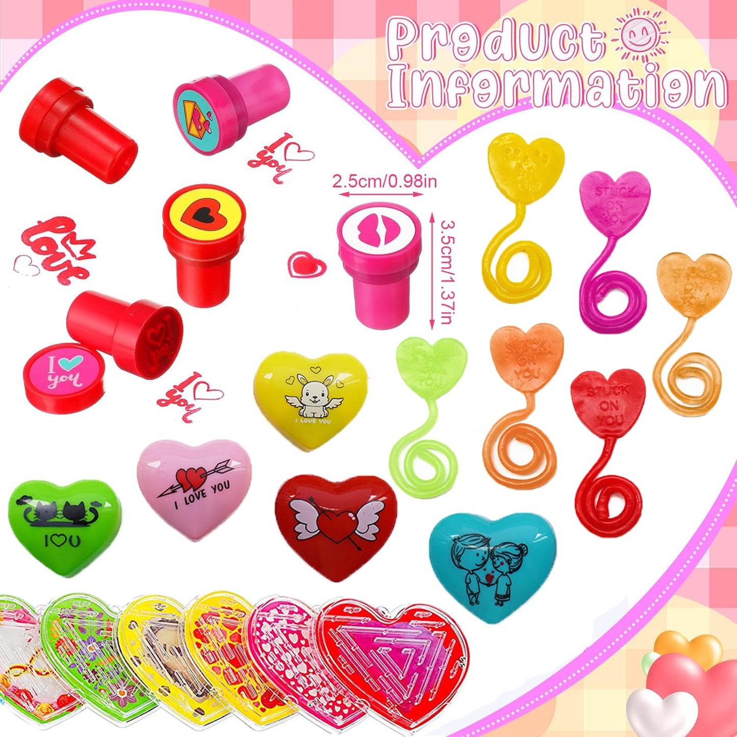 Taulaap 108 PCS Valentines Day Party Favors for Kids Boy Girl, Treasure Box Toys, Pinata Filler Goodie Bag Stuffers, School Clas
