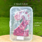CasaPopz Hot Pink Number 4 Birthday Candle, Glitter Cake Topper, Polymer Resin, Fun Party Favors, Ideal for Cowgirl Decor