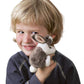 Folkmanis Mini Bunny Rabbit Finger Puppet, Multicolor, 1 Ea