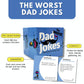 ? WORD TEASERS Dad Joke Cards - 150 Funny Jokes for Family - 2nd Edition - Medium Cardstock Game