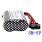 Blomiky 2 Pack 7.4V 1200mAh Li-ion Rechargeable Battery with SM5P Plug and Charger Cable for R208 R308 2008 RC Boat R208 Battery