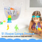 Docmon Bath Toy Storage, Large Capacity Bath Toy Holder With Buttom Zipper, Quick Release Bathtub Toy Storage With Large Pocket,