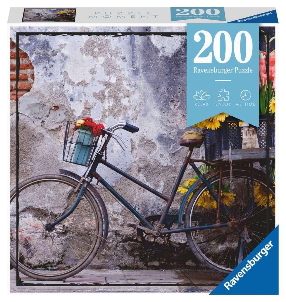 Ravensburger Puzzle Moment: Bicycle | 200-Piece Premium Jigsaw Puzzle For Adults And Kids | Unique Softclick Technology Ensures Vibrant, Matte Finish With Long-Lasting Quality