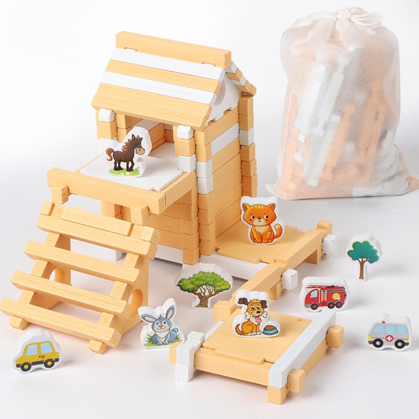 Trendivibe Building Blocks Set Engineering Learning Toy For Ages 3 4 5 6 Years Old Kids