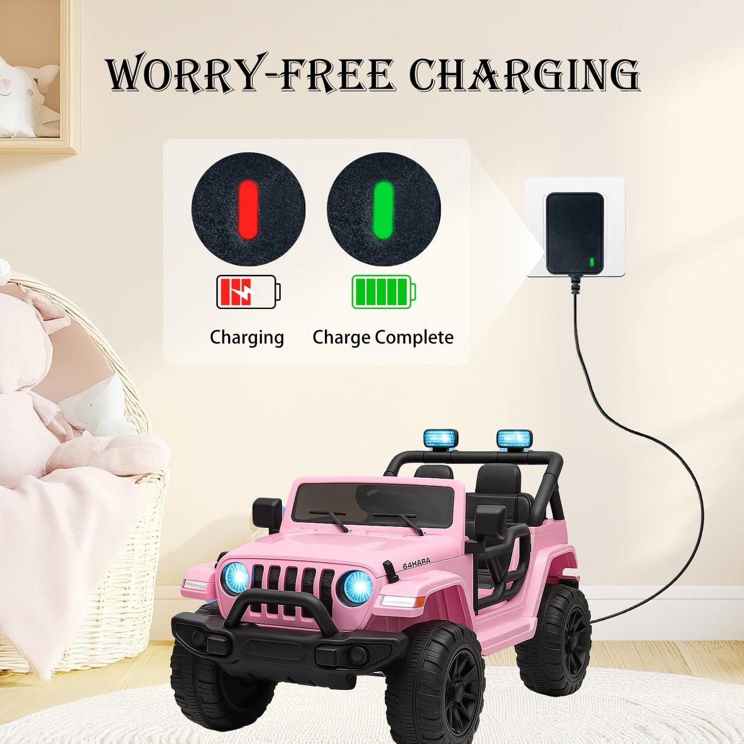 12V Charger for Kids Ride On Car,12 Volt Battery Charger for Best Choice Products SUV Car a Variety of Electric Baby Carriage Ri