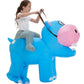 One Casa Blow Up Party Costume,Inflatable Costumes For Kids,Riding Hippo Costume,Halloween Costumes For Girls Boys (4-6Yrs)