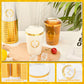 Datyiiha 100 Pieces Monogrammed Plastic Cups Gold Foil Letter L Disposable Cups 12 Oz Clear Initial Party Cups For Wedding Birth