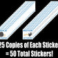 Funny, Realistic Voice & Motion Activated Prank Stickers, 50 Pack. Christmas Gag Gifts Under 10 Dollars To Trick Your Friends To Wave Hands And Yell In Public. Weird Stuff For Practical Jokes, Laughs