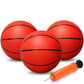 7 Inch Mini Basketballs, 5 Pack 7'' Basketball Set With Pump Durable Pvc Basketballs For Mini Basketball Hoop For Toddlers Kids 