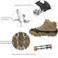 crampons Upgraded 19 Spikes with 304 Stainless Steel chain Ice Snow grips Traction cleats System Safe Protect for Walking, Joggi