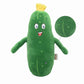 Baboli Adorable Pickle Stuffed Animal Cucumber Plush Plant With Smile Face And Yellow Corolla Pretty Cute Plushie Toy Gift For Any Pickle Lover 12 Inches (Smiling-L)
