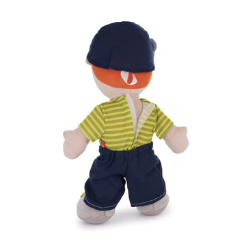 Miniland Educational Caucasian Boy Fastening Doll