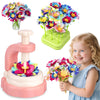 VROGTIK DIY Arts and Crafts Kits for Kids, Educational Toys for 3 4 5 6 7 8 9+ Year Old Girls, Fabric Flower Bouquets Toys Birth