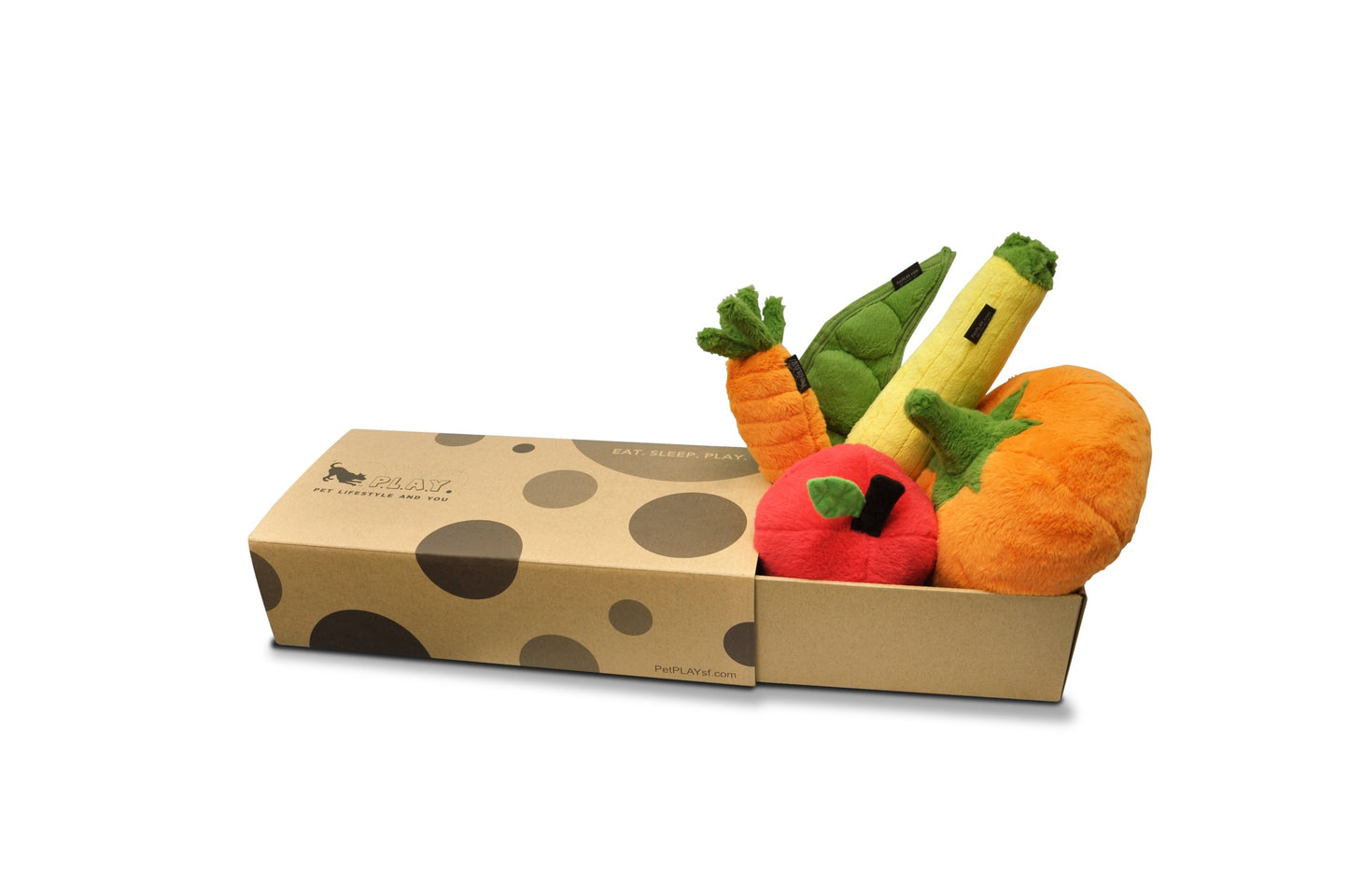 P.L.A.Y. Pet Lifestyle And You 5-Piece Garden Fresh Dog Toy Set