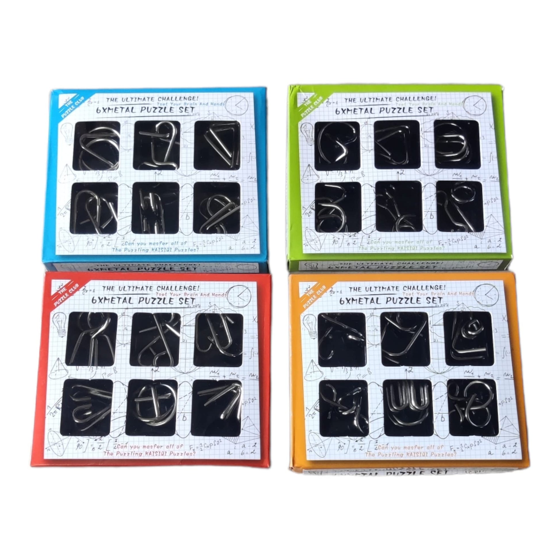 Pluspoint 5+ Years Brain Teasers Metal Wire Puzzle Toys - Assorted Metal Puzzle Toys For Gifts, Party Favors, Prizes, Disentangl