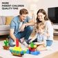 SmartYeen Magnetic Building Blocks Set - 100PCS Large Plastic STEM Toys for Toddlers, Sensory Play, Assorted Colors, Ages 3-8