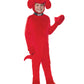 Underwraps Baby Children'S Clifford The Big Red Dog Costume Jumpsuit, Medium (6-8)
