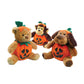 Plushland Halloween Plush Stuffed Animal Teddy Bear In Pumpkin Costume- Soft Toy - Gifts For Kids - 9 Inches
