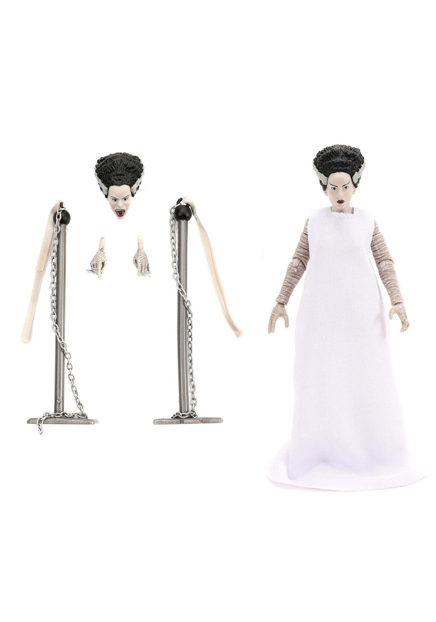 Jada Toys Universal Monsters 6'' Bride Of Frankenstein Action Figure, Toys For Kids And Adults, Black