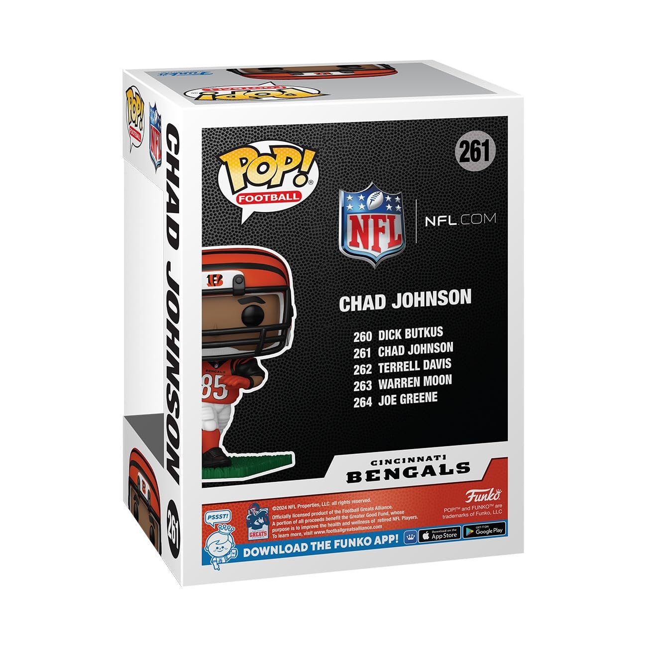 Funko Pop Nfl: Bengals - Chad Johnson - (85) - Collectable Vinyl Figure - Gift Idea - Official Merchandise - For Kids & Adults -