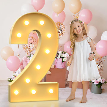 4Ft Marquee Light Up Numbers Letters, Mosaic Numbers For Balloons, Gaint Marquee Numbers, Number 2 Balloon, 12Th 20Th 21St Birth
