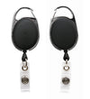 Sicurix Quick Clip Id Card Reel, Black