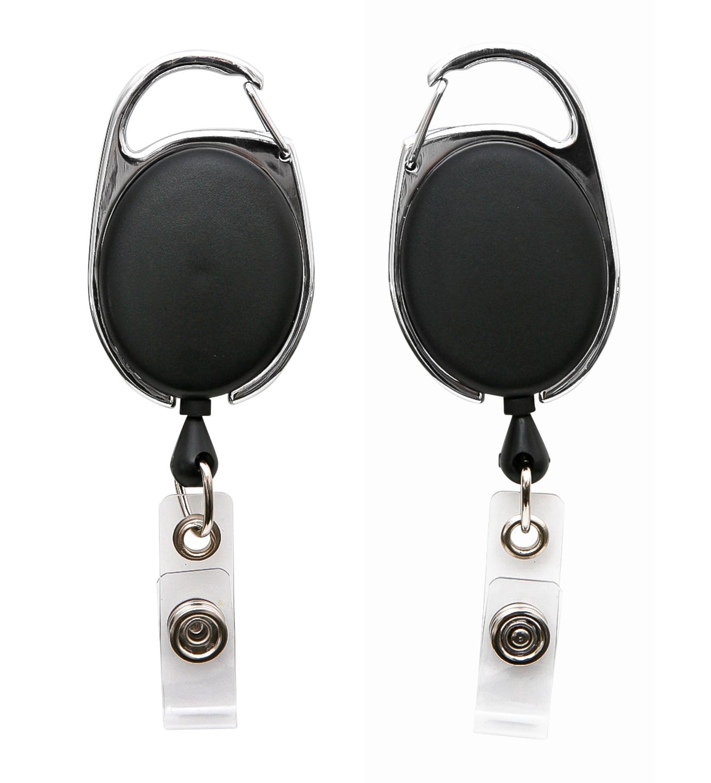 Sicurix Quick Clip Id Card Reel, Black