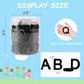 Lzttyee Decorative Magnetic Eva Alphabet Letters/Arabic Numerals For Refrigerator/White Board (117Pcs Letters Black)