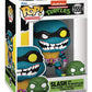 POP Teenage Mutant Ninja Turtles Slash Funko Vinyl Figure, 3.75 inches, Multicolored, Model STL296244, Includes Box Protector Case