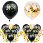 30Th Birthday Decorations For Him, 30 Birthday Decorations With 40 Inch Gold 30 Number Balloons, Cheers To 30 Years Banner,Fring