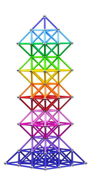 Veatree 160pcs Magnetic Building Blocks Toys  2.3 Magnetic Sticks and Non-Magnetic Balls Set Magnet Game for Kids and mature-themed  3D STEM Building Toys with Storage Bag