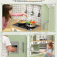 Babytronic Corner Wooden Play Kitchen Set For Kids W/Lights & Sounds, Pretend Play Kitchen Playset With Stove, Microwave, Ice Ma