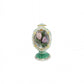 Cosmos Gifts 96207 Fine Elegant Porcelain Tulip Flowers In Egg Shape Dome Figurine, 4-3/4' H