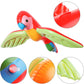 Meekoo 4 Pieces Inflatable Flying Parrot Inflatable Parrot Decorations For Tropical Party Gift Luau Decoration Pool Prop, 29.5 X 23.6 Inches