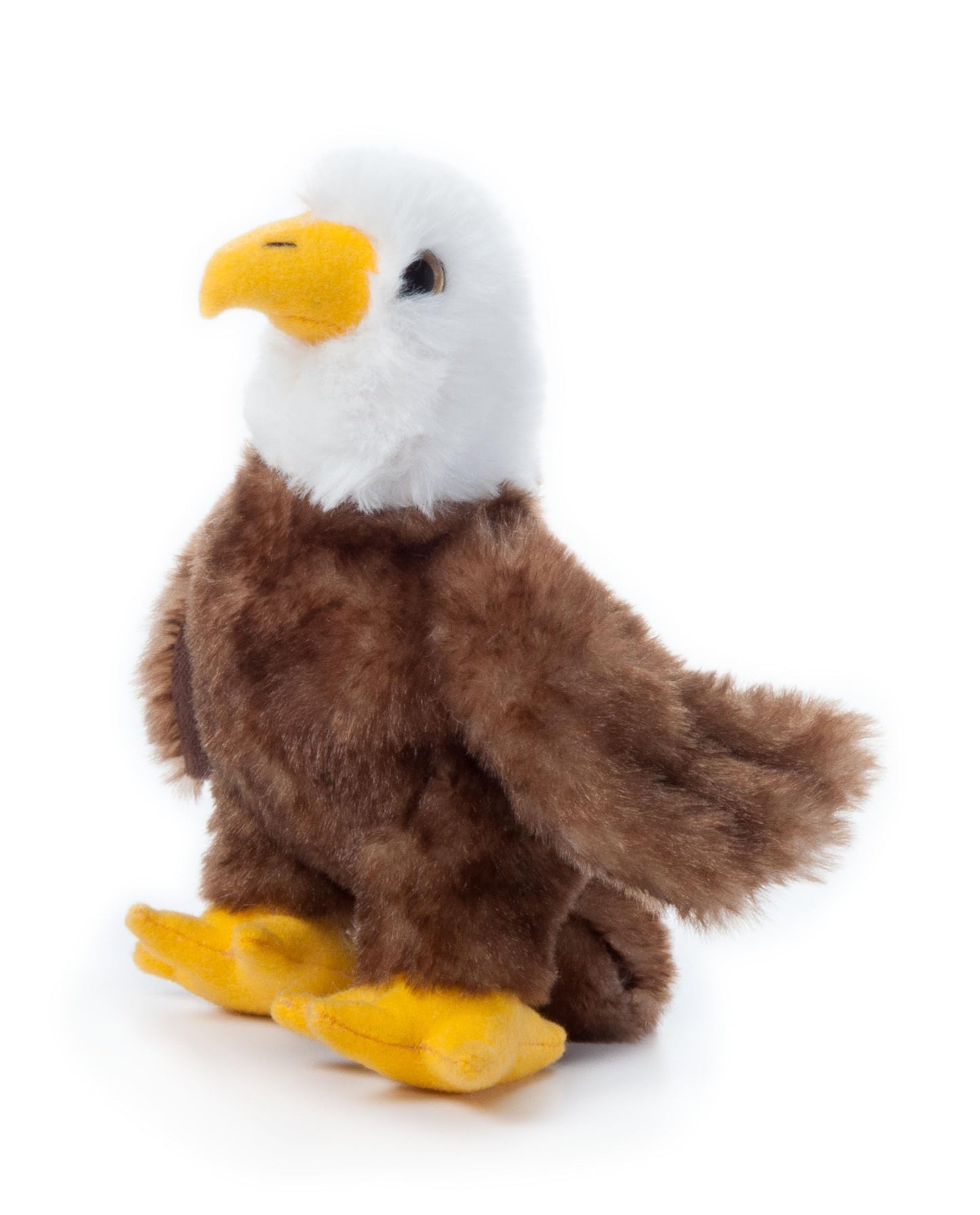 The Petting Zoo Eagle Plush Toy - 6" Brown Stuffed Animal, Soft Plush, Kids Gift, Model 421027