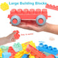 Couomoxa Soft Building Block For Toddler: Large Educational Toys For 6-12 Months And 1-3 Year Old - Stem Soft Rubber Blocks For Preschool Playroom - For Boys And Girls