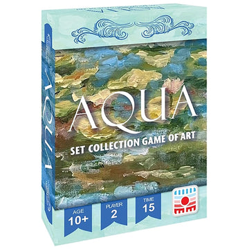 Sunrise Tornado: Aqua - Pocket Edition - Strategic Card Game, Play As Art Curators At A Gallery Water Themed Exhibit, Turn Based