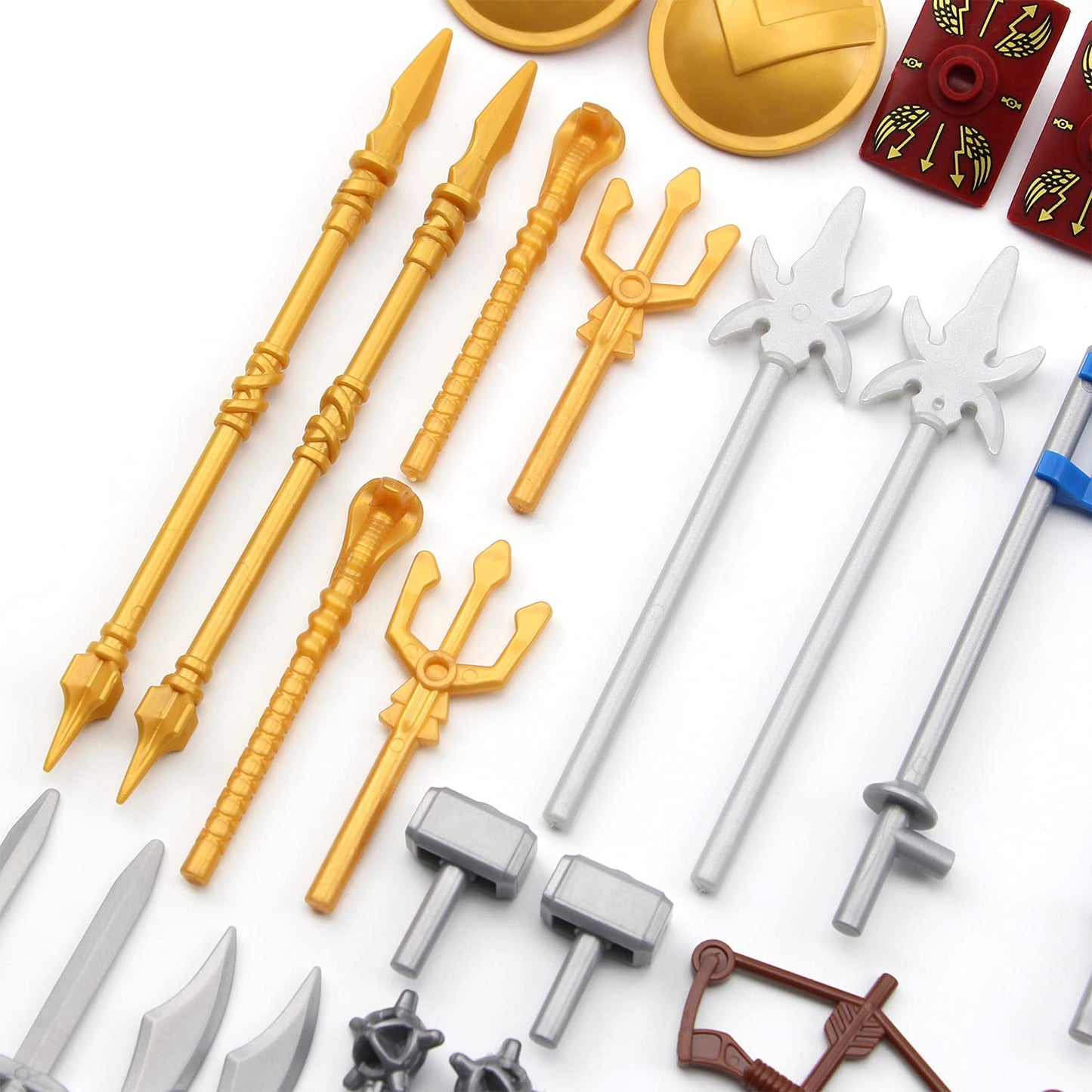 Feleph Medieval  Pack for Knight Figures Ancient Kingdom Military Soldier Castle Equipment and Toy Block Kit Compatible with Major Brand