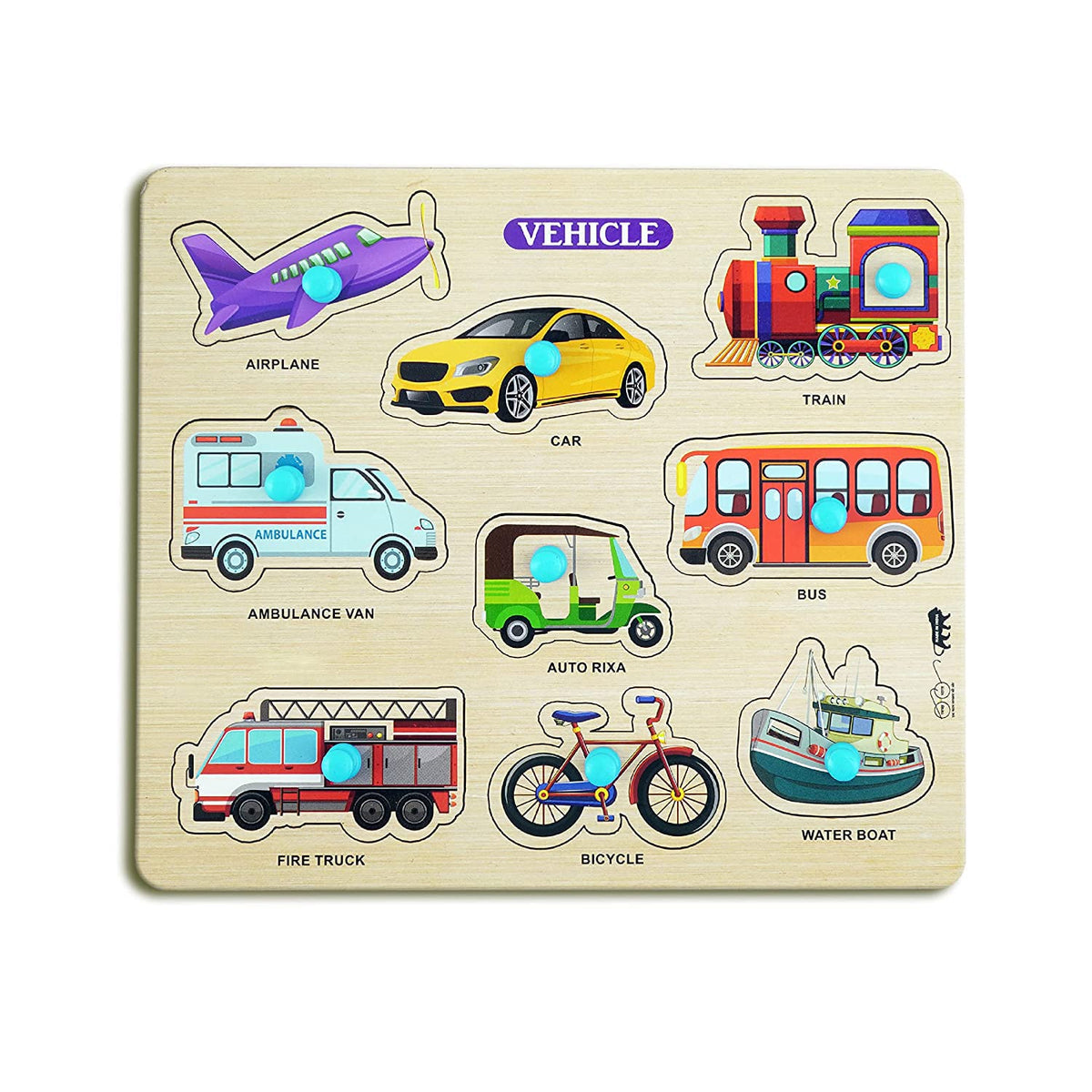 APPSTER Transport Vehicle Wooden Puzzle Toy Kids Games Toys for Kids 3+ Jigsaw Puzzles for Adults Baby Learning Educational Toys