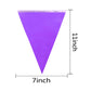 Tsmd Solid Purple Pennant Banners Flags String Diy Bunting Flags,Party Decorations For Grand Opening,Kids Birthday,Party Events