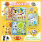 24 Pcs Sport Ball Stickers For Kids, Make A Face Stickers, Make Your Own Mix And Match Sticker Sheets, Basketball, Baseball, Foo