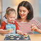 Zeoddler Movable Solar System Puzzle For Kids 3-6, Wooden Space Toys, Planets For Kids Preschool Learning Activities, Gift For Boys, Girls