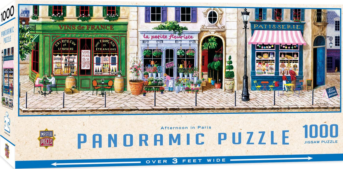 MasterPieces 1000 Piece Jigsaw Puzzle for Adults, Family, Or Youth - Afternoon in Paris - 13x39