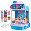 Claw Machine For Kids,Mini Vending Machines Candy Grabber Prize Dispenser Toys For Girls Boys, Electronic Arcade Game With 20 Mini Plush Toys For Party Easter Birthday Gifts