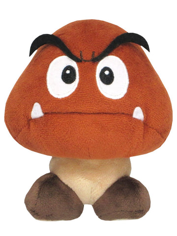 Sanei Super Mario All Star Collection 5' Goomba Plush, Small