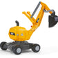 Rolly Toys CAT Construction Ride-On 360-Degree Excavator Digger, Large, Yellow, Model 421015, Ages 3+