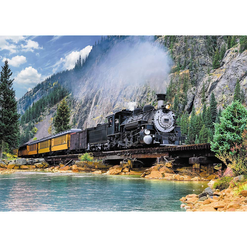 Trefl 500 Piece Jigsaw Puzzles  Mountain Train