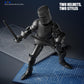 MEIEST Knight protective covering Action Figure Multi-Jointed Movable Robot Mannequin T13 Multiple Accessories  Desk Decoration  Creative Gifts (White)