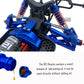Alloy RC Shocks,Caster Block,Steering Blocks,Rear Stub Axle Carriers Upgrades for 1/10 Arrma Granite/Senton 4x4 3S Blx & Mega 55